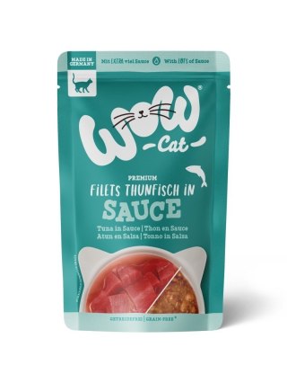 WOW CAT kawałki tuńczyka w sosie (85g)